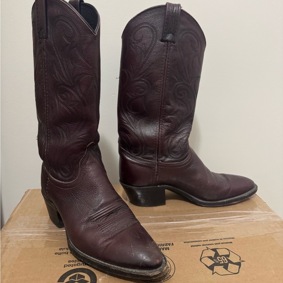 Dan Post Cowboy Boots in Cherry - Picture 2 of 10